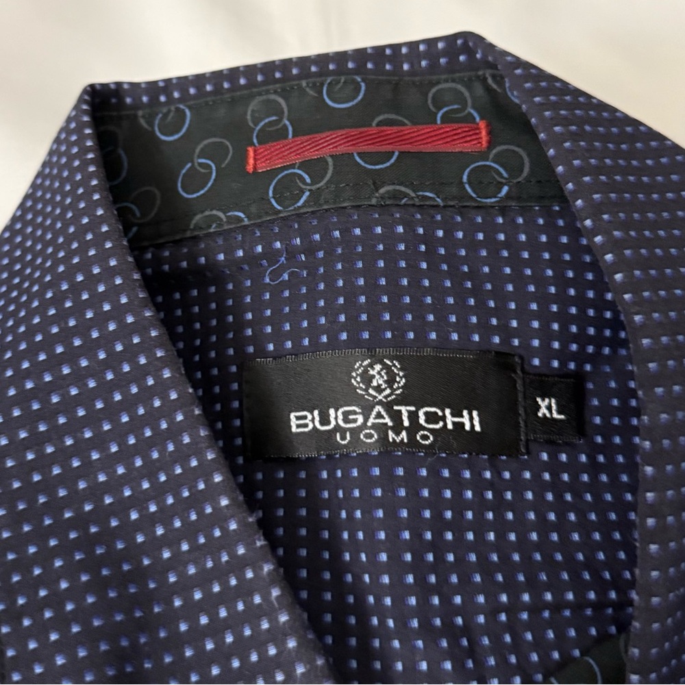 Bugatchi Uomo Patterned Long Sleeve Button Down S… - image 7